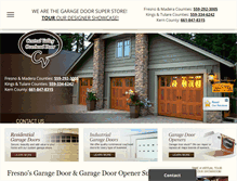 Tablet Screenshot of fresnogaragedoors.net